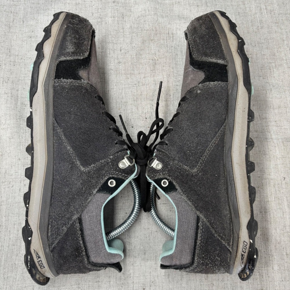Altra Lone Peak Alpine Trail Shoes Gray Suede Hiking Sneakers Women's Size 10.5 - Picture 11 of 11
